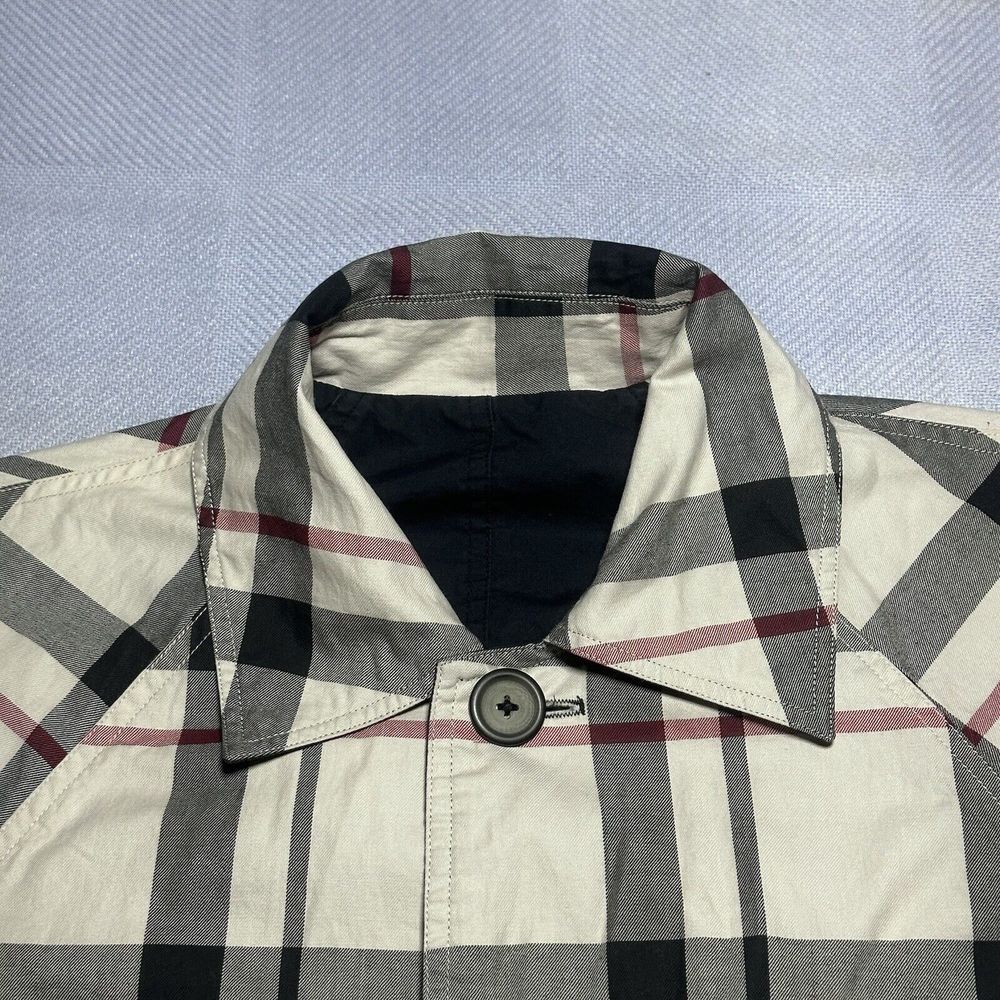 Pendleton Reversible Plaid Check & Black‎ Long Button Jacket Women's Size M/L - Picture 3 of 13